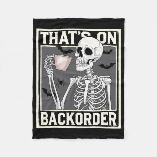 That's On Ckorder Pharmacy Tech Skeleton That's Ck フリースブランケット