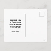 That's One Small Step for Santa Apollo 17  シーズンポストカード (裏面)