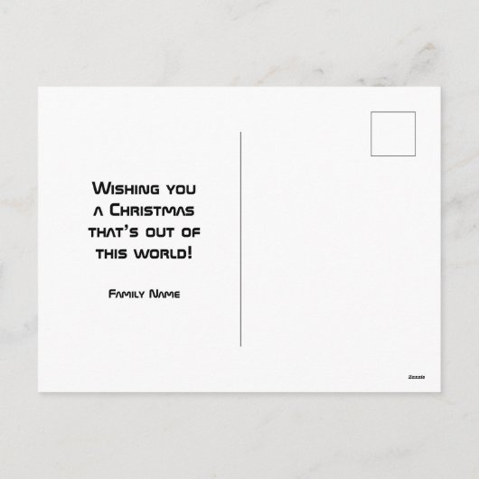 That's One Small Step for Santa Apollo 17  シーズンポストカード (裏面)