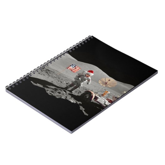 That's One Small Step for Santa Apollo 17  ノートブック (左側)