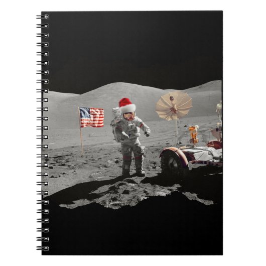 That's One Small Step for Santa Apollo 17 ノートブック (正面)
