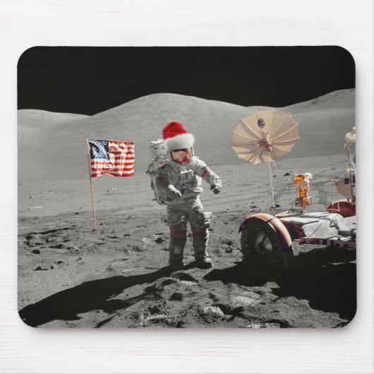 That's One Small Step for Santa Apollo 17  マウスパッド (正面)