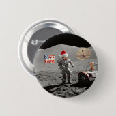 That's One Small Step for Santa Apollo 17  缶バッジ (正面&裏面)