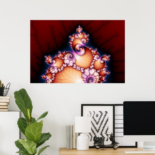 Thats The Point - Fractal Art ポスター (ホームオフィス)