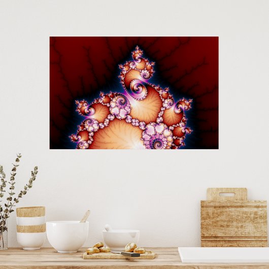 Thats The Point - Fractal Art ポスター (キッチン)