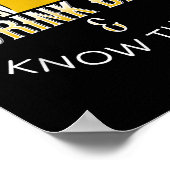 That's What I Do, I Drink Beer &amp; I Know Things ポスター (角)