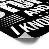 That's What I Do I Fix Stuff And I Know Things Fun ポスター (角)