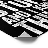 That's What I Do I Fix Stuff And I Know Things Shi ポスター (角)