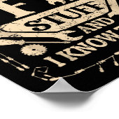 That's What I Do I Fix Stuff And Know Things Funny ポスター (角)