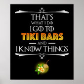 That's What I Do - I Go To Tiki Bars ポスター (正面)