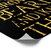 Thats What I Do I Grow A Beard And I Know Things  ポスター (角)