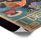 That's What I Do I Knit I Drink Tea And I Know Thi ポスター (角)