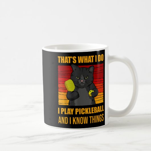 That's What I Do-i Play Ckleball And I Know Things コーヒーマグカップ (右)