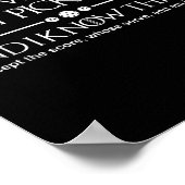 That's What I Do I Play Ckleball And I Know Things ポスター (角)