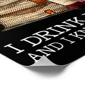 That's What I Do I Read Books I Drink Wine And I K ポスター (角)