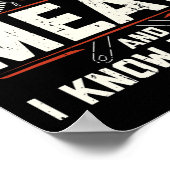 That's What I Do I Smoke Meat I Know Things Funny  ポスター (角)