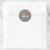 That's What She Said Ugly Xmas Design ラウンドシール (バッグ)