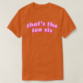 thatx27sお茶sis 9 tシャツ (デザイン正面)