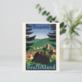 Thayatal Deutschland Germany Vintage Poster 1939 ポストカード (スタンド正面)
