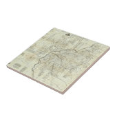 Thayerのデンバーコロラド州の地図 タイル (側面)