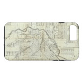 Thayerのデンバーコロラド州の地図 Case-Mate iPhoneケース (裏面(横))