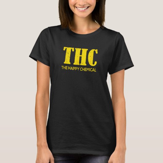 THC 幸せの化学物質 Tシャツ (正面)