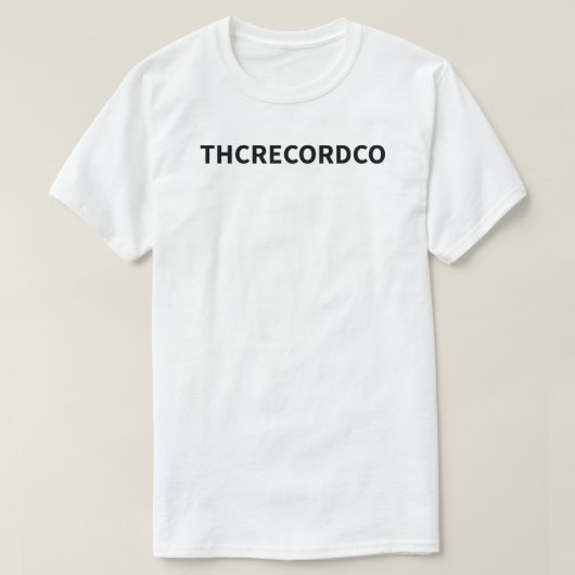 THCRECORDCO Tシャツ (デザイン正面)