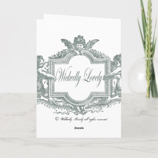 Théのau小さいTrianon -上がりました-ありがとう サンキューカード (裏面)