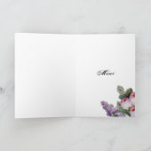 Théのau小さいTrianon -上がりました-ありがとう サンキューカード (内部)