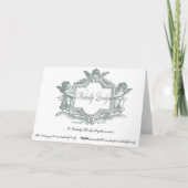 Théのau小さいTrianon -幸せな母の日は上がりました カード (裏面)