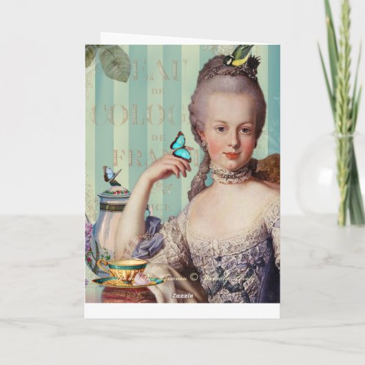 Théのau小さいTrianon -母の日 カード (裏面)