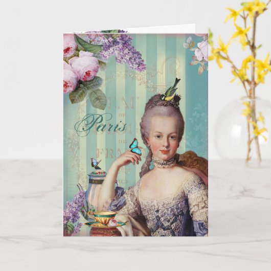 Théのau小さいTrianon -母の日 カード (黄色い花)