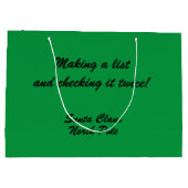 TheまたはNiceいけなの購入 ラージペーパーバッグ (裏面)