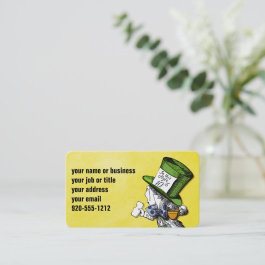 +{ The不機嫌Hatter }+ 名刺 (スタンド正面)