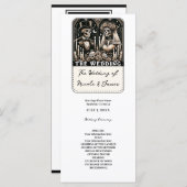 THE結婚のタロットスケルトン新郎新婦プログラム プログラム (正面/裏面)