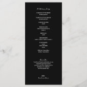 THE結婚のタロットスケルトン新郎新婦プログラム プログラム (裏面)