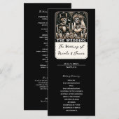 THE結婚のタロットスケルトン新郎新婦プログラム プログラム (正面/裏面)