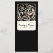 THE結婚のタロットスケルトン新郎新婦メニュー メニュー (裏面)