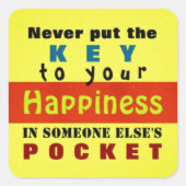 THE鍵- (Shape Options) スクエアシール (正面)