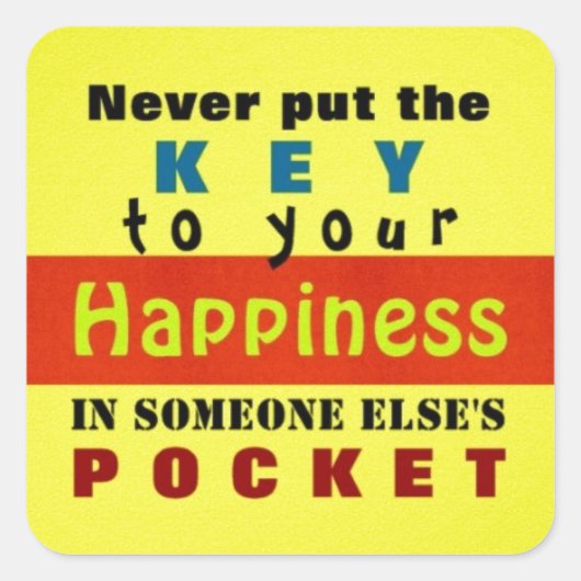 THE鍵- (Shape Options) スクエアシール (正面)