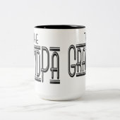 "THE"おじいちゃんマグ ツートーンマグカップ (中央)