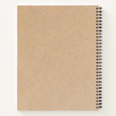 The パーソナライズされた Book of You and Me Couple Journal ノートブック (裏面)