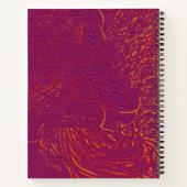 The 書 Vision, 8.5x11ノートブックスパイラルバインド ノートブック (裏面)