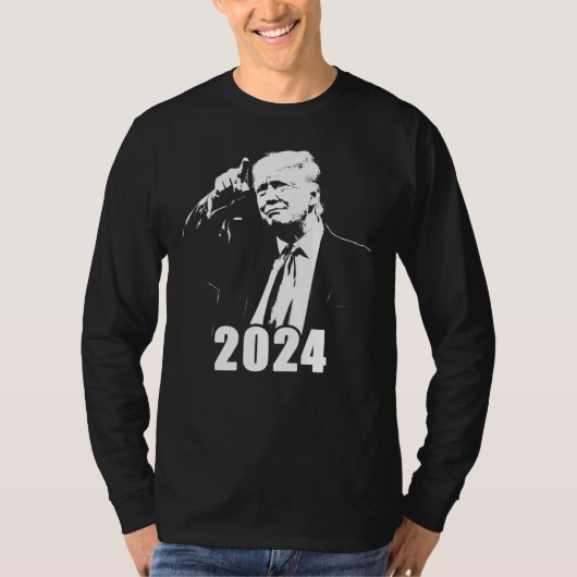 The 最高の Is May 来 To : Trump USA 2024グラフィック Tシャツ (正面)