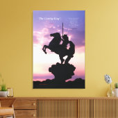 "The 来's King"® Silouette Canvas Print キャンバスプリント (インサイチュ (リビング))