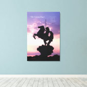 "The 来's King"® Silouette Canvas Print キャンバスプリント (インサイチュ (ウッドフロア))
