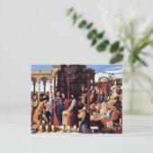 The 結婚 At Cana by Julius Schnorr Von Carolsfe ポストカード (スタンド正面)