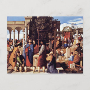 The 結婚 At Cana by Julius Schnorr Von Carolsfe ポストカード