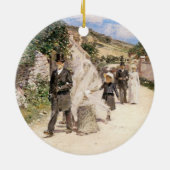 The 結婚 March by Robinson, Newlyweds セラミックオーナメント (裏面)