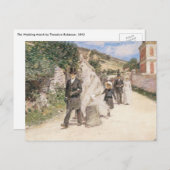 The 結婚 March by Robinson, Newlyweds ポストカード (正面/裏面)